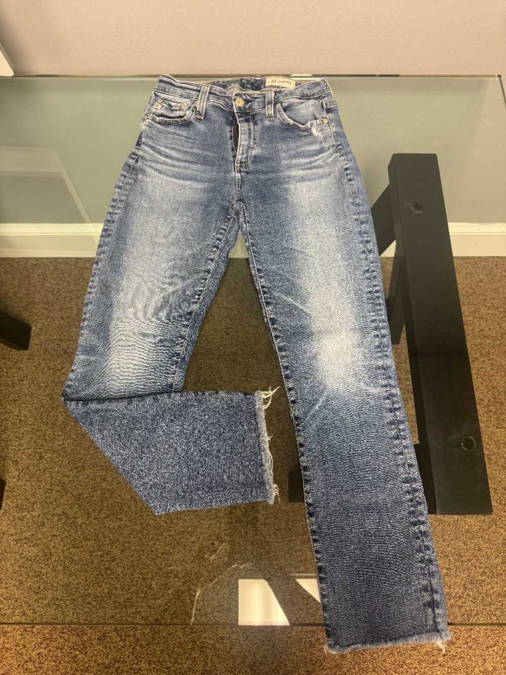 AG-ED Denim Cropped Jeans